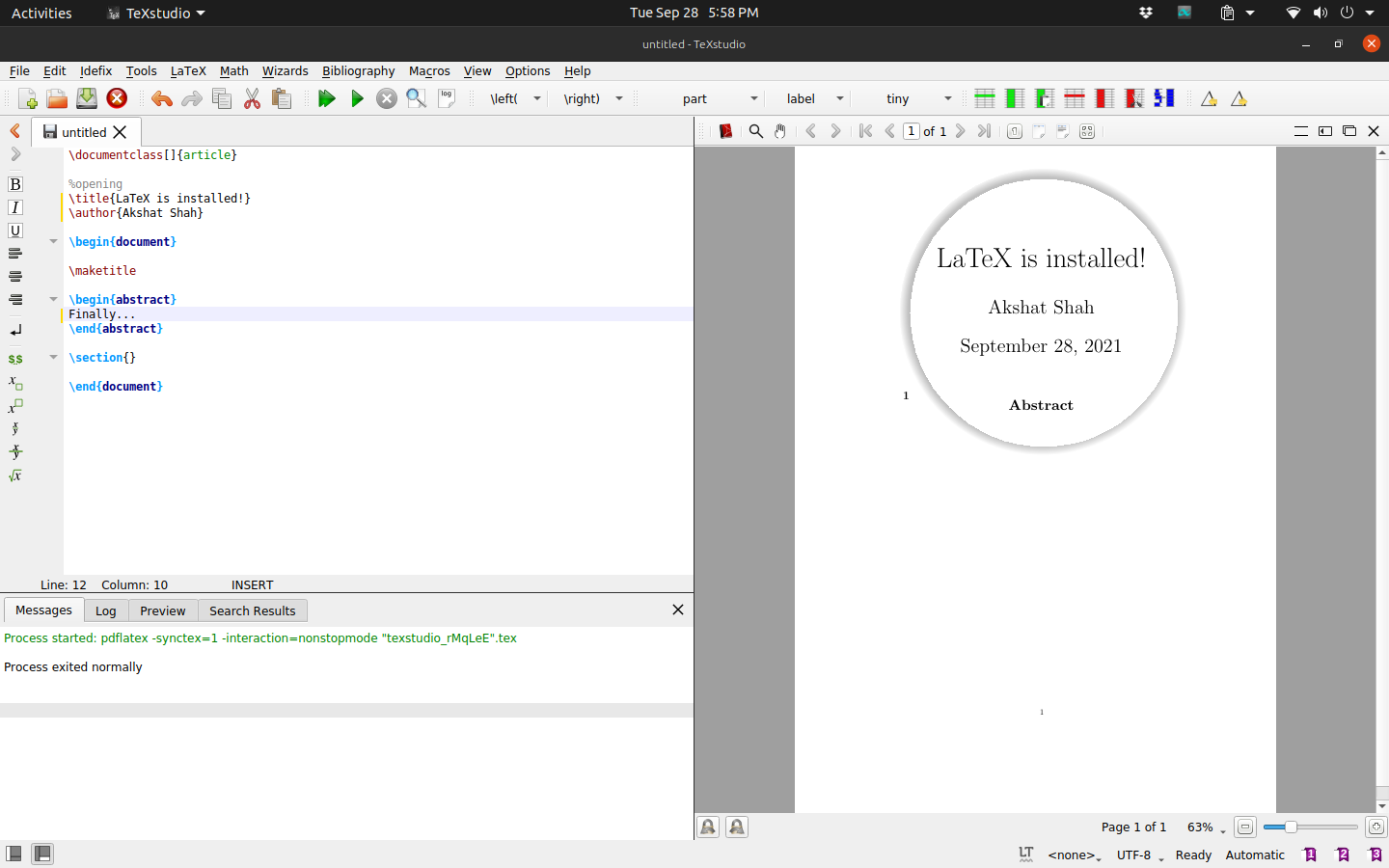 Texlive linux editor download